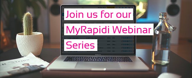 Webinars: MyRapidi Product Update January 2017