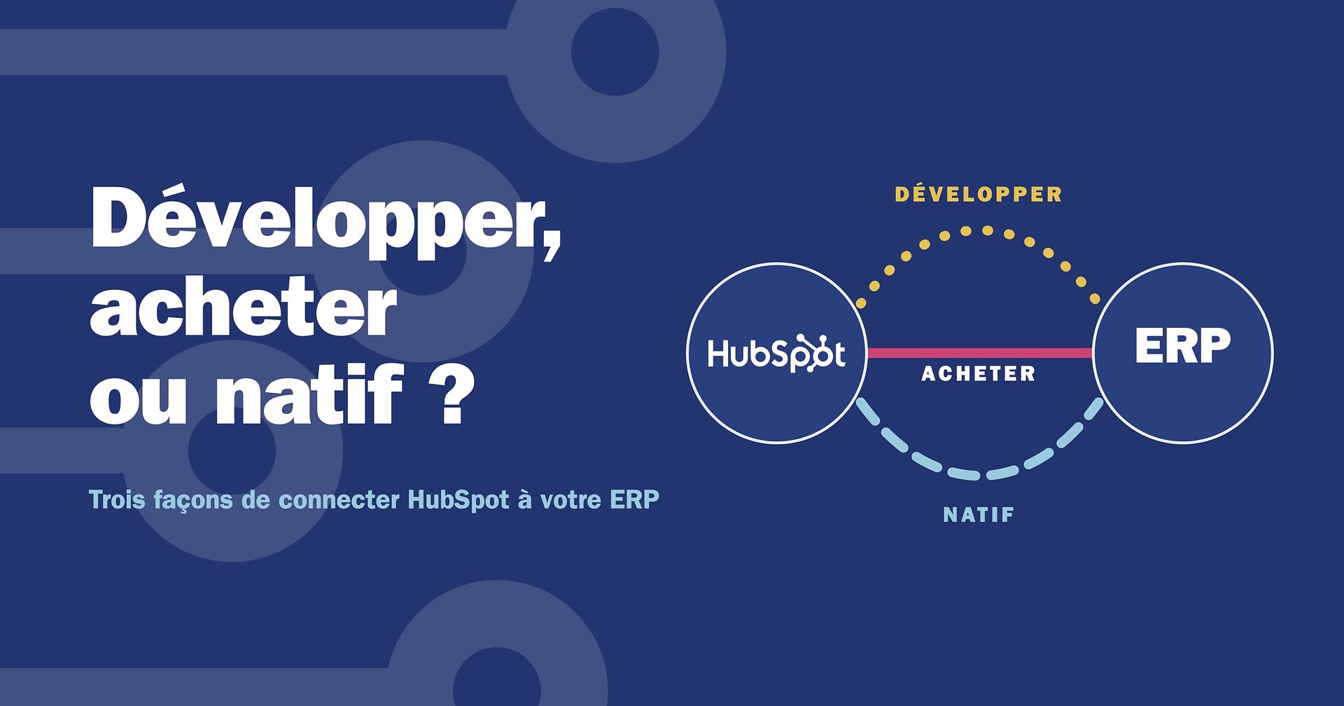 Développer, acheter ou natif ? HubSpot Data Sync vs iPaaS vs intégration API sur mesure