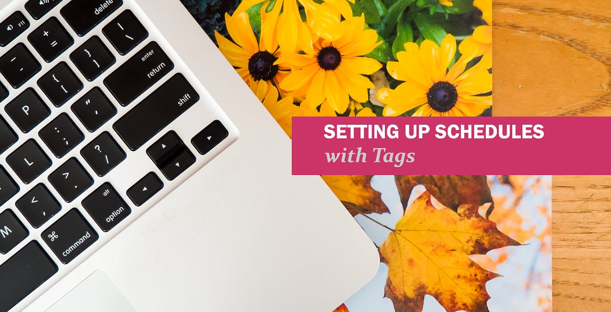 Configurer vos planifications avec les Tags