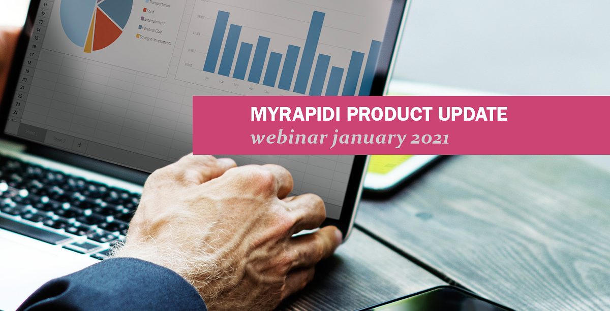 Webinars : mise à jour produit MyRapidi, janvier 2021