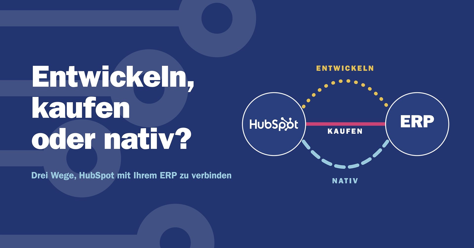 Selbst entwickeln, kaufen oder nativ? HubSpot Data Sync vs. iPaaS vs. individuelle API-Integration