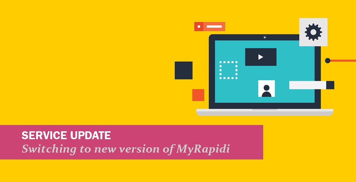Cambio a la nueva versión de MyRapidi el domingo 13 de junio de 2021