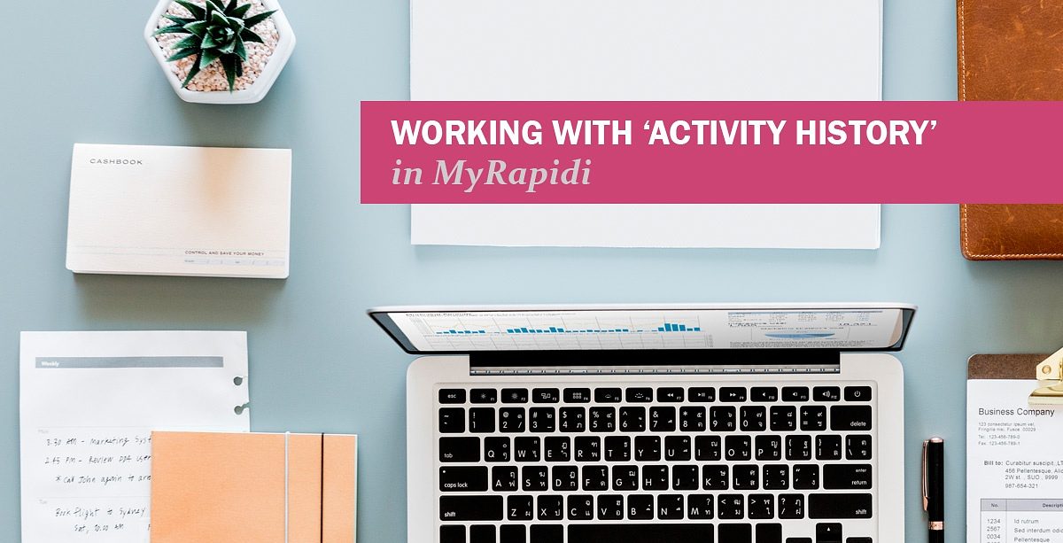Neue Funktion: Activity History in MyRapidi