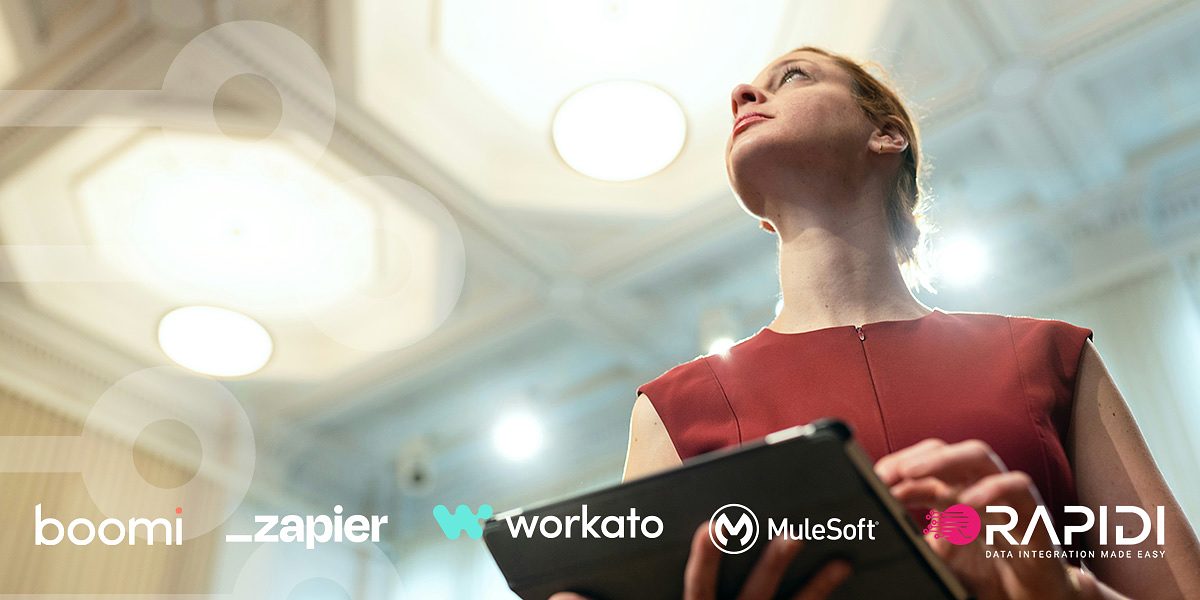 ¿Cuál es la mejor plataforma de integración? Rapidi vs. Workato vs. MuleSoft vs. Boomi vs. Zapier